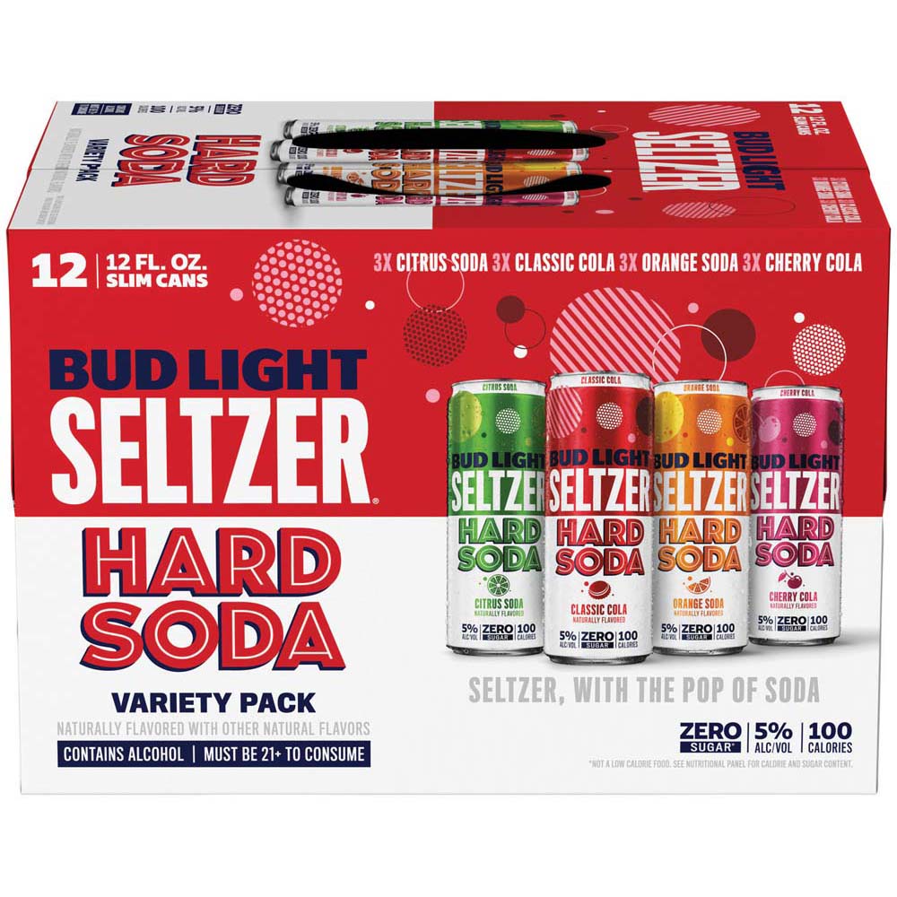 Bud Light Seltzer, Hard Soda Variety Pack.
